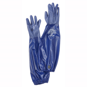 Gants de protection IBS, NBR(bleu) pour WD-100, ruban de fermeture inclus